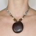 Les bijoux Jacaranda en graines naturelles : Collier modÃ¨le ENTADA GLENJADE 1