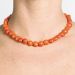Les bijoux Jacaranda en graines naturelles : Collier modÃ¨le RAS DE COU ORMOSIA ORANGE 1