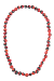 Les bijoux Jacaranda en graines naturelles : Collier modÃ¨le ORMOSIA Noir et Rouge 0