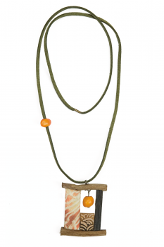 #CBAOBAO - Collier modÃ¨le BAOBAB Orange