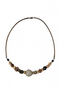 #CRCMIXG - Collier modÃ¨le RAS DE COU MIX GRIS