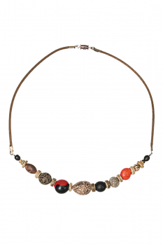 #CRCMIXR - Collier modÃ¨le RAS DE COU MIX ROUGE