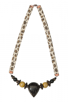 #CPHUILEL - Collier modÃ¨le PALMIER A HUILE LEOPARD 