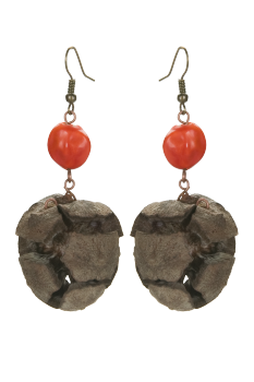 #BOCYCR1 - Boucles d'oreilles modÃ¨le CYPRES Rouge