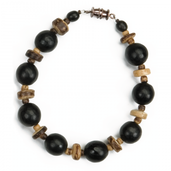 Bijou en graines naturelles : Bracelet modÃ¨le SAVONNETTE COCO 0