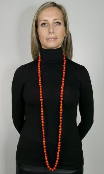 #CMALACO - Collier modÃ¨le MALA ORMOSIA Orange