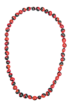 #CPECACN - Collier modÃ¨le ORMOSIA Noir et Rouge